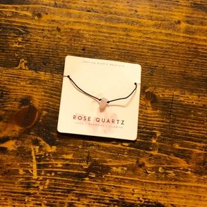 Small Rose Quartz choker necklace 🖤❤️